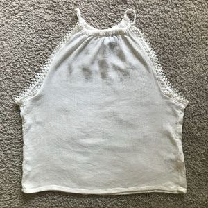 H&M White Sleeveless Tank Top Size 2 NWOT